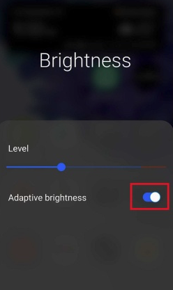 androiod screen brightness setting